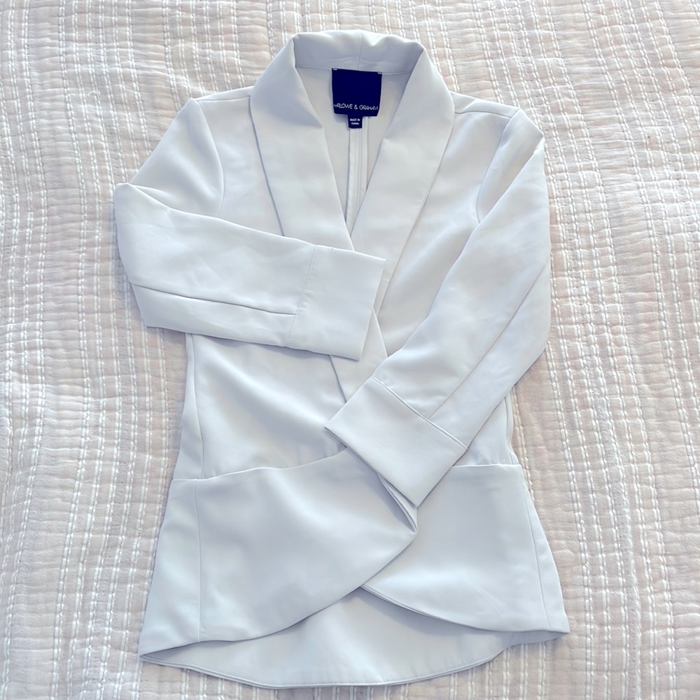 Light grey/cream Open Front Blazer